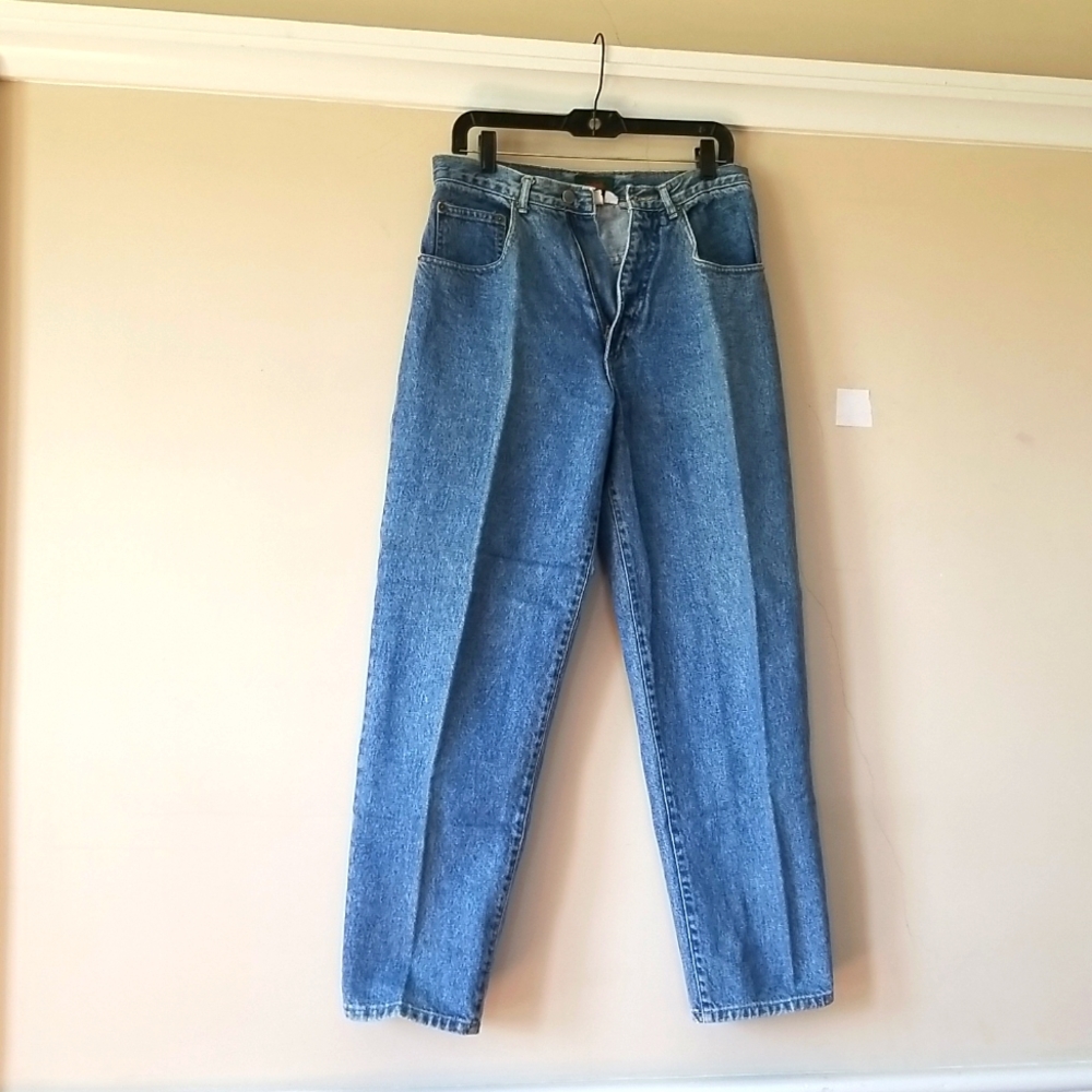 Vintage For JOSEPH JEANS  Denim Wide Trouser Made USA sz 30
